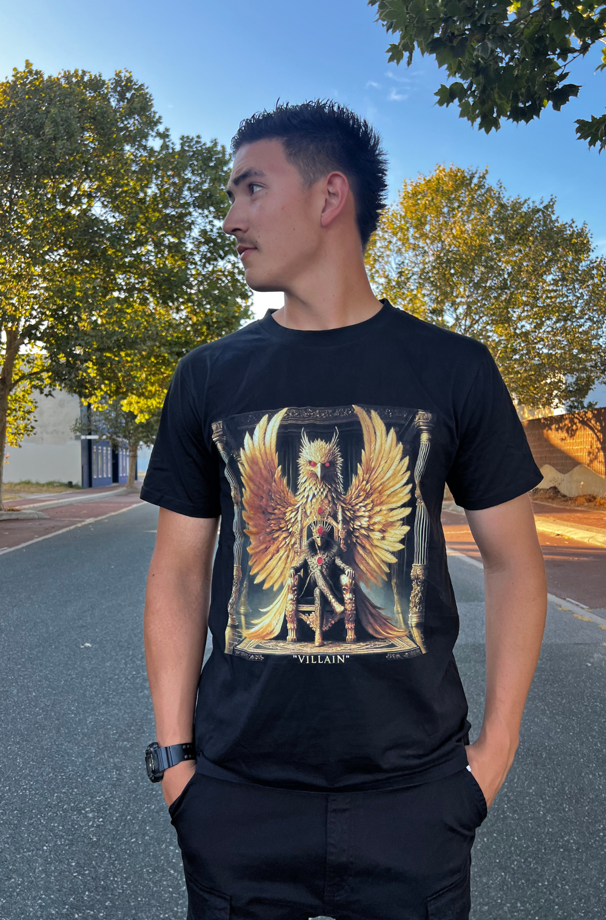 Black Phoenix Tee: Bold Style for Rebels |Kings Tee