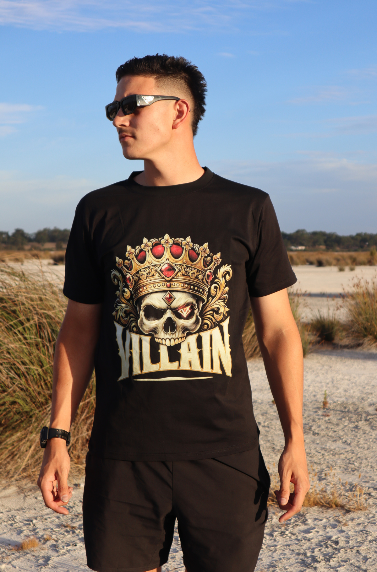 Skull Crown Tee: Bold Style for Rule-Breakers |  Kings Tee