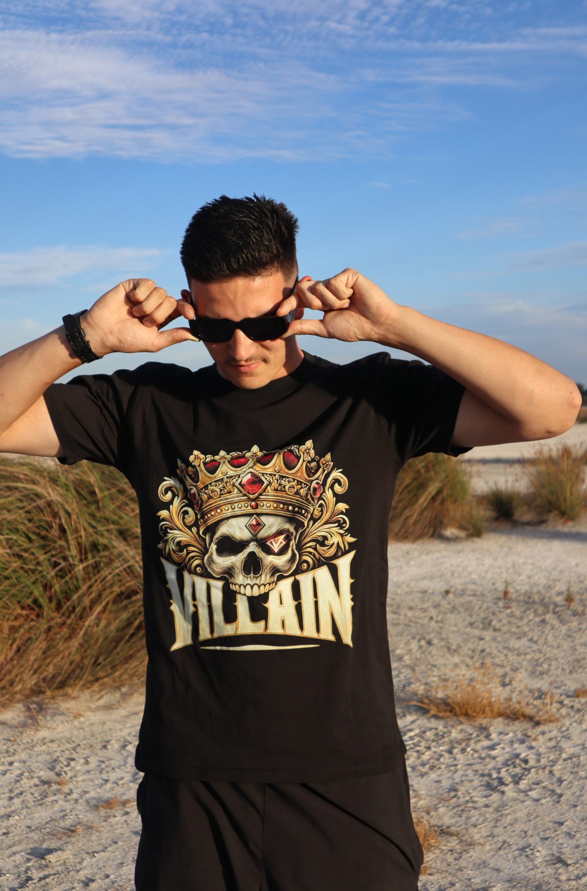 Skull Crown Tee: Bold Style for Rule-Breakers |  Kings Tee