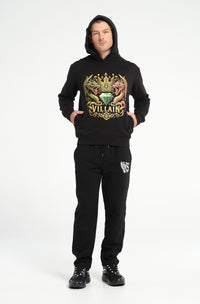 Golden Dragon Crown Hoodie: 500 GSM French Terry Cotton