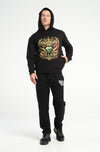 Golden Dragon Crown Hoodie: 500 GSM French Terry Cotton