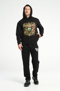 Golden Dragon Crown Hoodie: 500 GSM French Terry Cotton