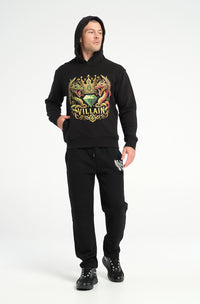 Golden Dragon Crown Hoodie: 500 GSM French Terry Cotton