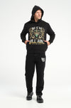 Rich Villain Crown Hoodie: 500 GSM French Terry Cotton