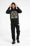 Rich Villain Crown Hoodie: 500 GSM French Terry Cotton
