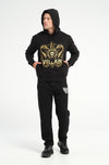 Lion & Dragon Crown Hoodie: 500 GSM French Terry Cotton