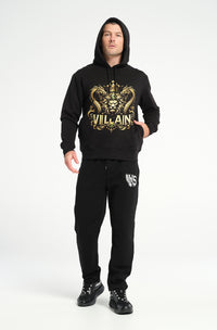 Lion & Dragon Crown Hoodie: 500 GSM French Terry Cotton