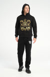 Lion & Dragon Crown Hoodie: 500 GSM French Terry Cotton
