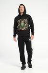 Serpent Gemstone Crown Hoodie: 500 GSM French Terry Cotton