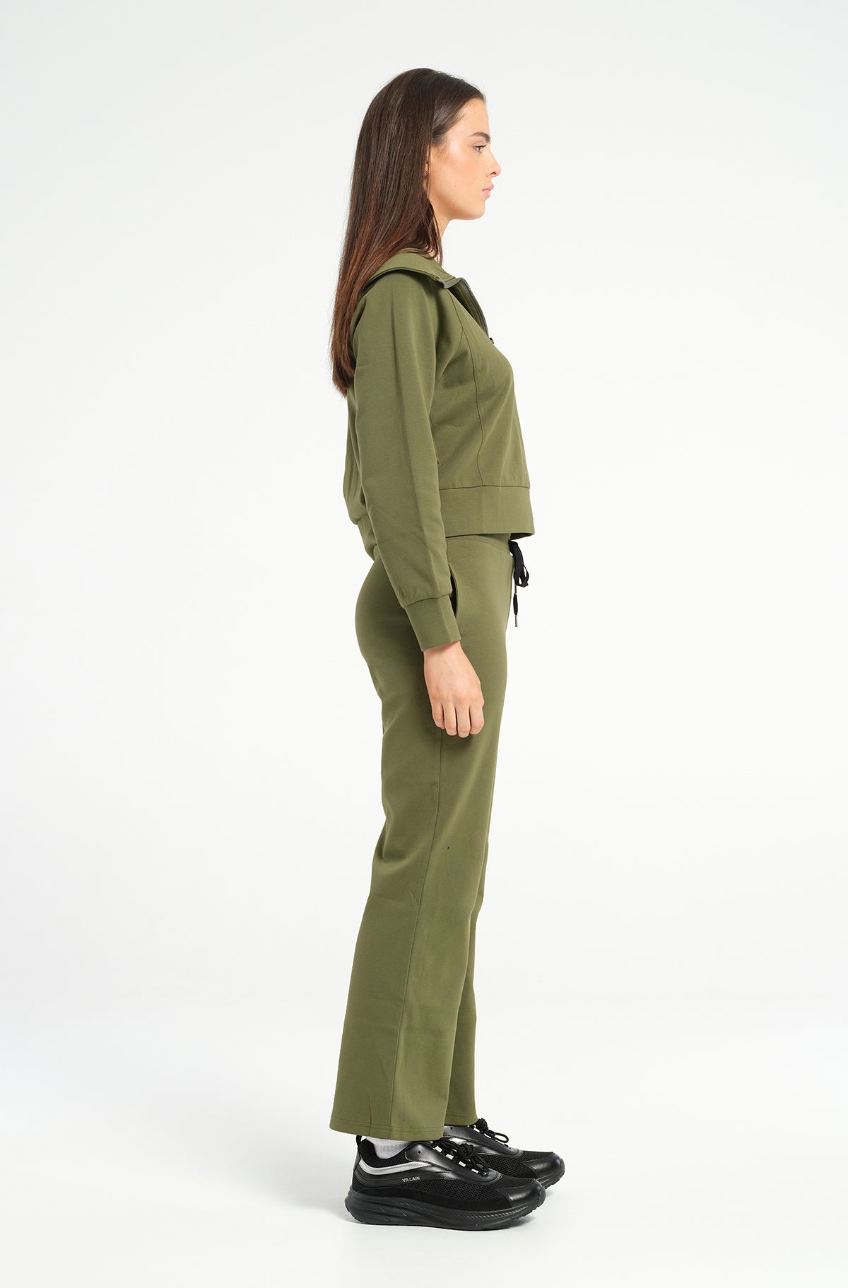 Olive LUXE Mode - Sweatshirt + Pant