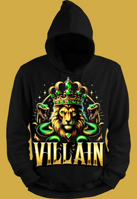 Lion & Serpent Crown Hoodie: Luxe 100% Cotton 500 GSM |